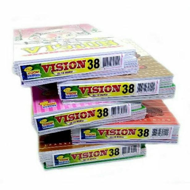 

BUKU TULIS VISION 38/10 ORIGINAL PRODUK