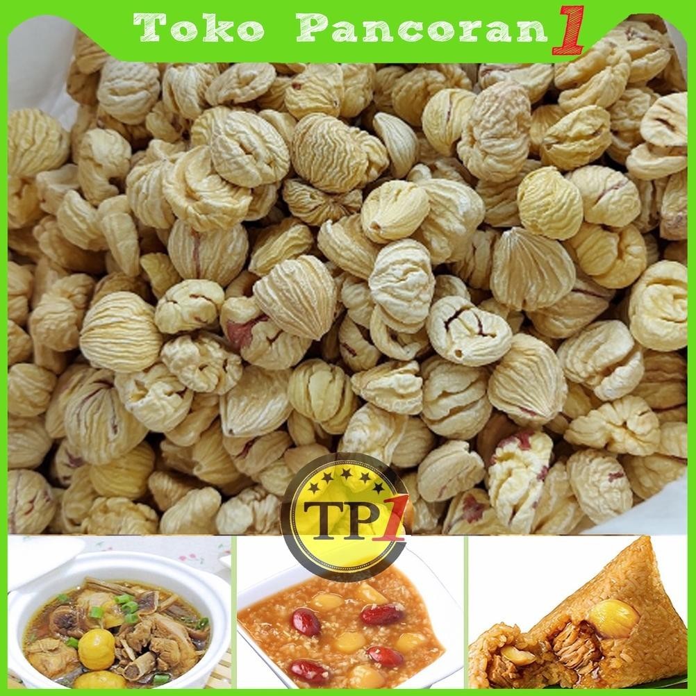 

nl-8 Lakci Lak Ci Kacang Lakci Chestnuts Kering 100g Premium