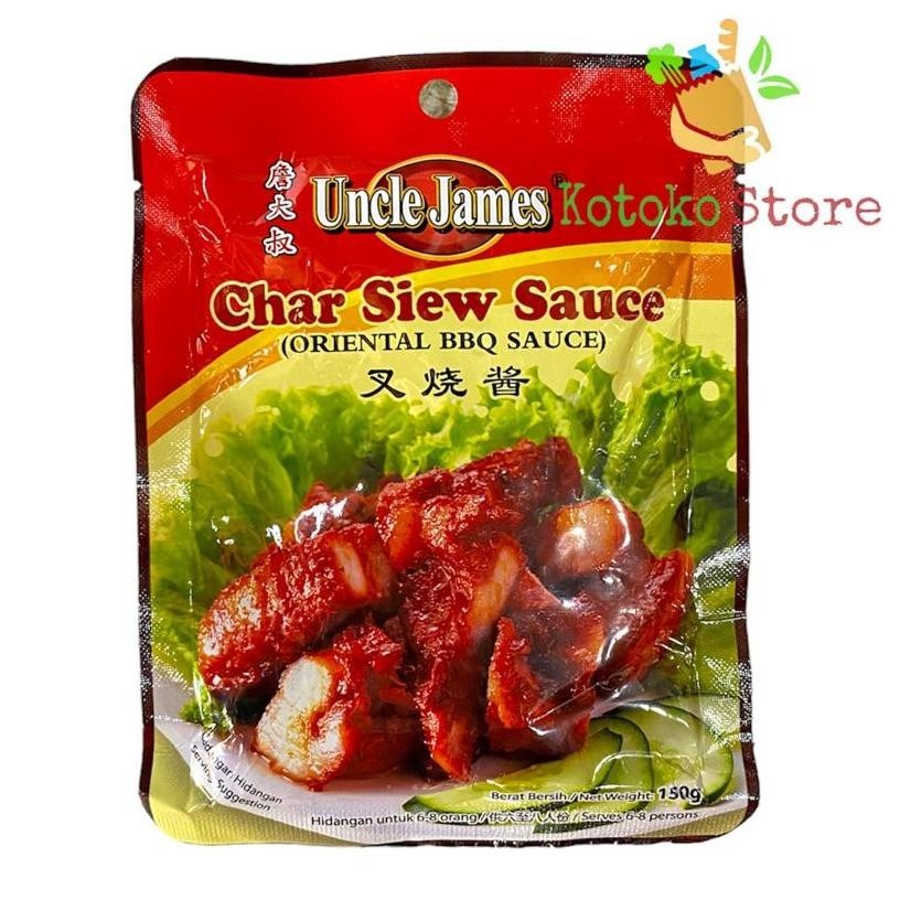 

fg-87 Uncle James Char Siew Sauce (Oriental BBQ Sauce) /Bumbu Char Siew 150gr Murah
