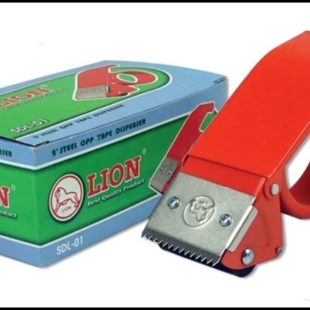 

Tempat Lakban / Tape Dispenser Lakban Besi Lion 2 cm (SDL-01) K01