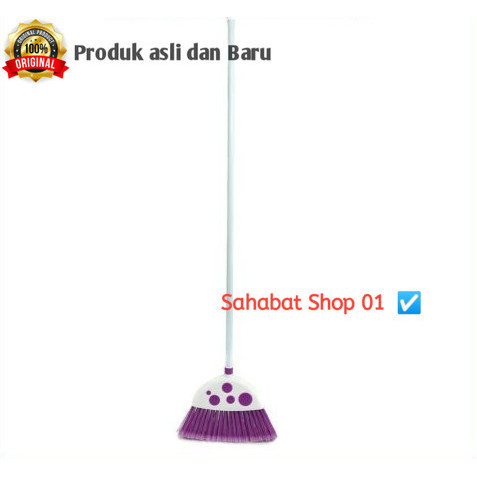 Sapu - Sapu Polkadot - Ungu Putih