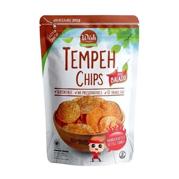 

WOH CHIPS TEMPEH BALADO 50 GR