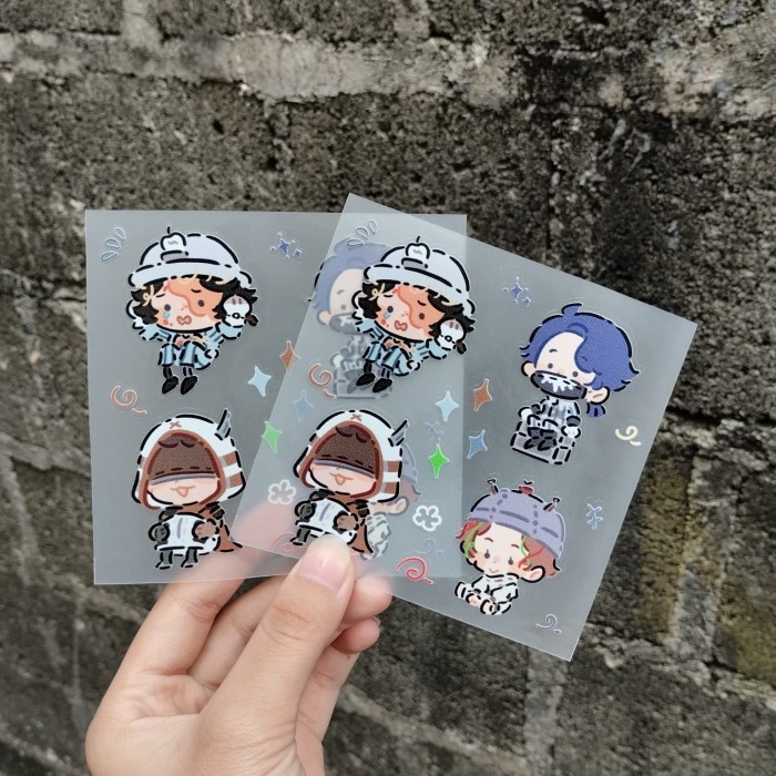 

Cetak Sticker Pack / Sticker Sheet Ukuran A7 / A6 / A5 / Tinta UV Gell Full Color dan Bisa Pakai