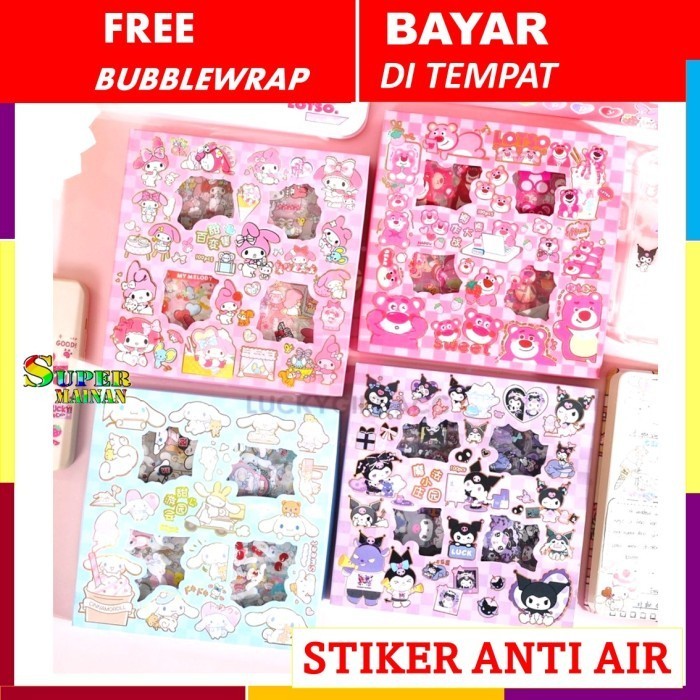 

Stiker Sanrio Cinnamon Roll Kuromi Sanrio Mainan Anak Perempuan 3 4 5 6 7 Tahun Cinnamonroll K01