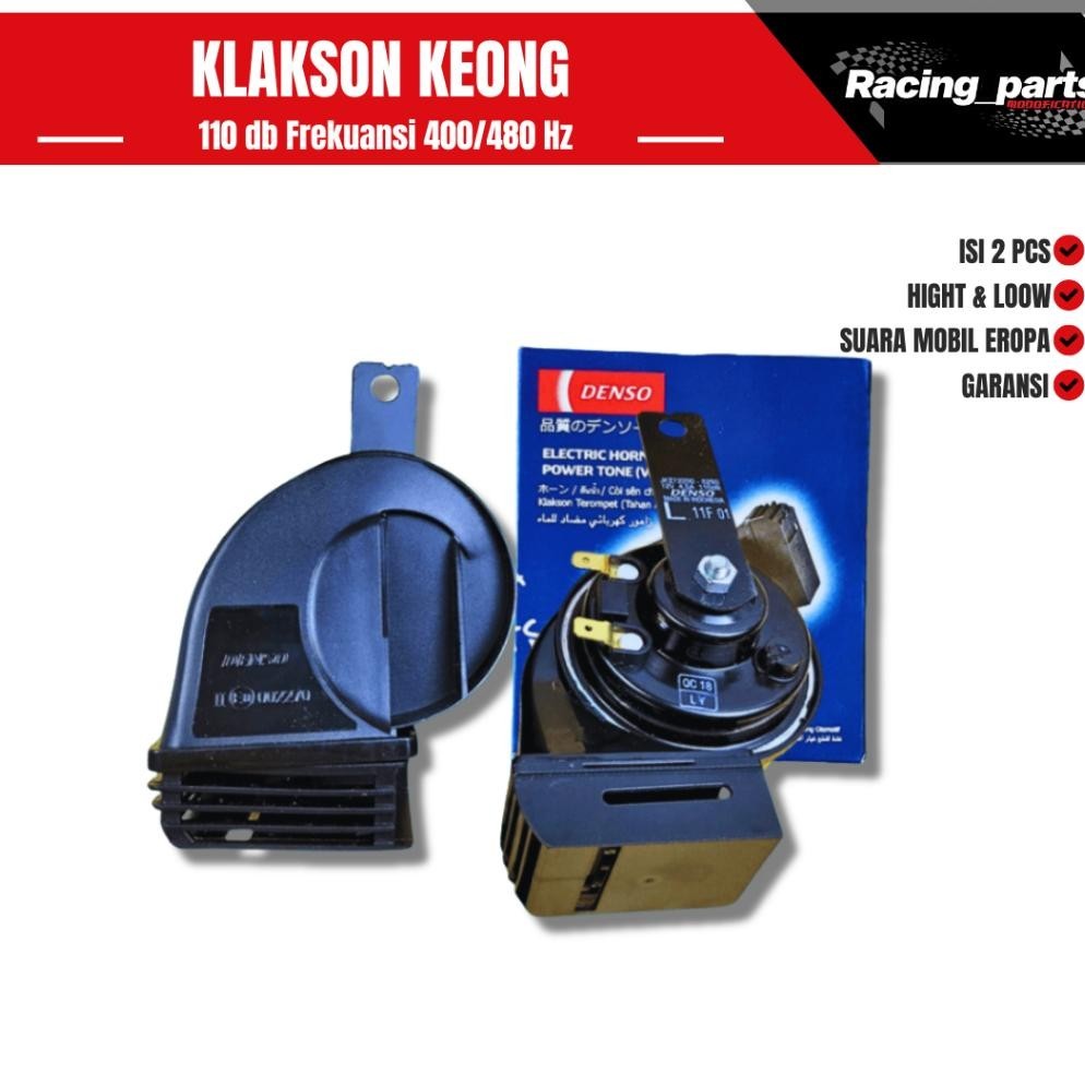 Termurah Klakson Keong Klakson Motor Mobil Densoo Waterproof 12Volt Klakson Sepeda Motor - Klakson K