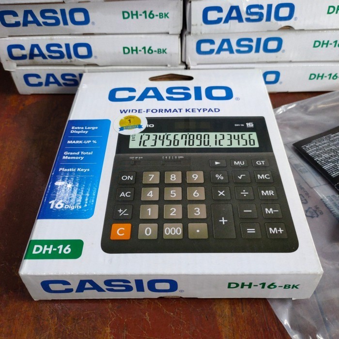 

Kalkulator Casio 16 Digit Dh-16 Kalkulator Casio Besar
