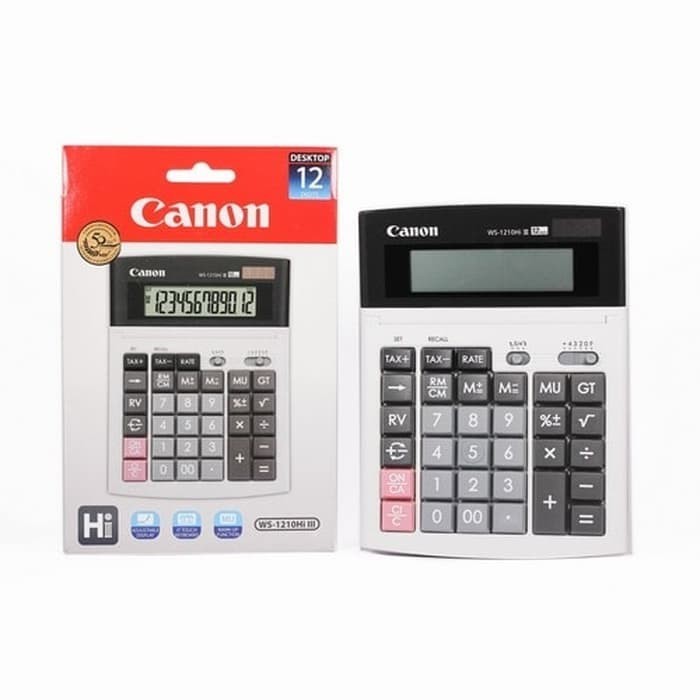 

Kalkulator Layar Besar 12 Digit Canon Ws-1210Hi Iii Calculator