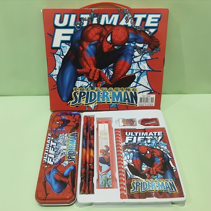 

Best Promo! Stasionery Set Paket Alat Tulis Karakter Spiderman - Study Set Pensil Terbatas