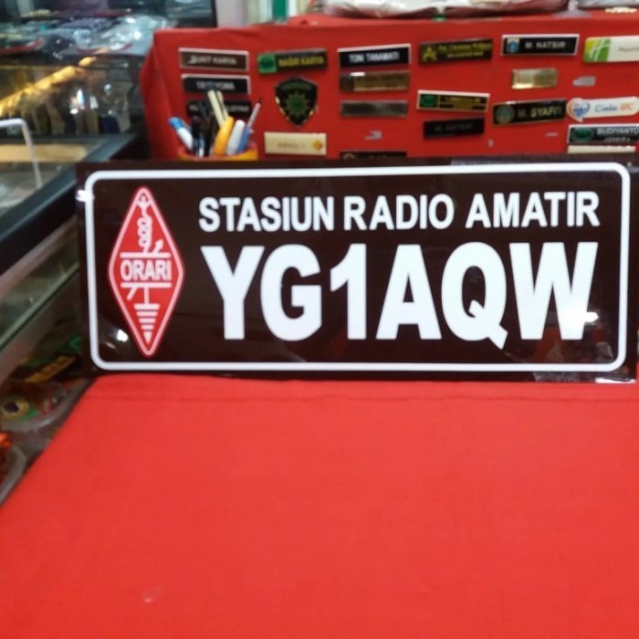 

Papan Callsign Orari Akrilik 50x20 K01