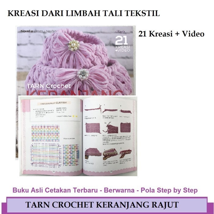 

Buku Tarn Crochet Keranjang Rajut Kreasi dari Limbah Tali Tekstil