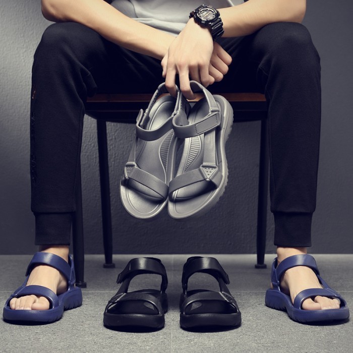 Sandal Wanita Pria Gunung Empuk All Rubber Jelly Sendal Cowo Cewe