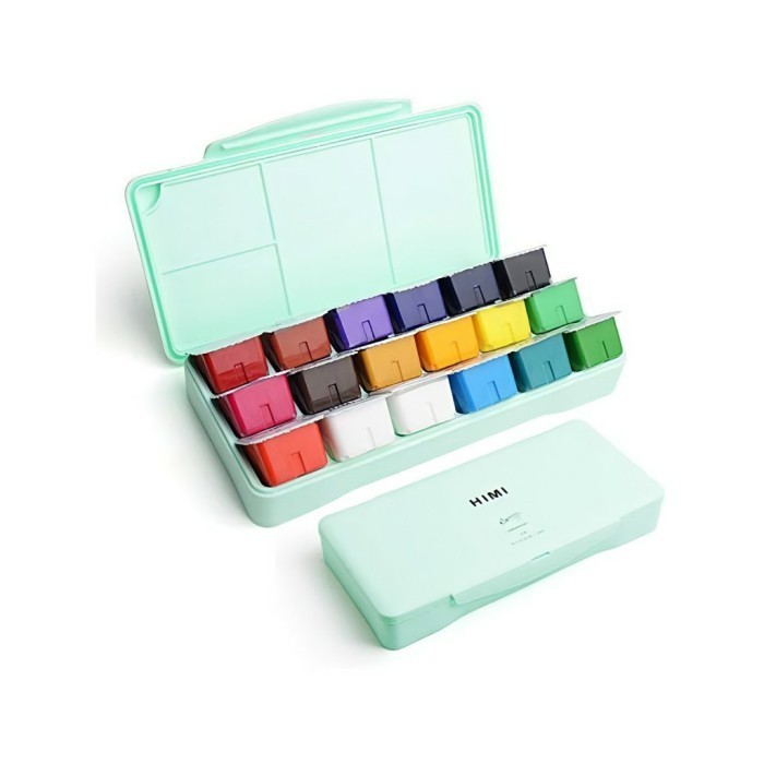 

Ready 18 SET HIMI MIYA GOUACE PAINT SET ISI 18
