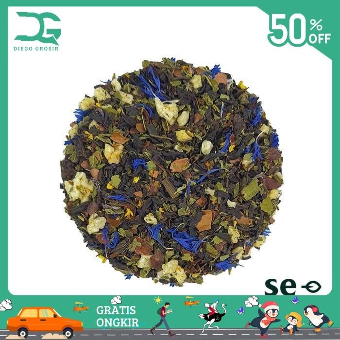 

ROYAL CHOCOLATE TEA BLEND - BLACK TEA WITH CACAO HUSK AND FLOWERS BEST PRODUK