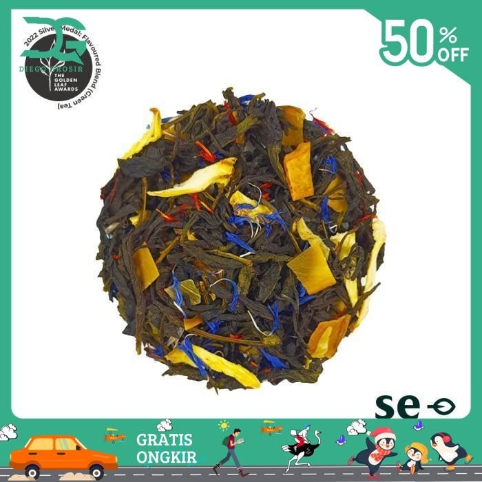 

TROPICAL GREEN TEA BLEND - GREEN TEA WITH PINEAPPLE & MANGO 1 KG BEST PRODUK