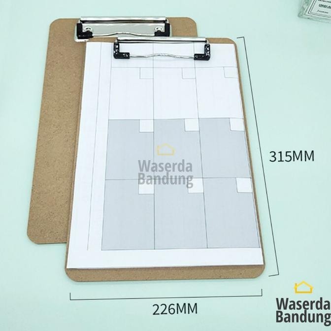 

Papan Alas Tulis Portable Clipboard untuk Alas Ujian MDF A4 WS88