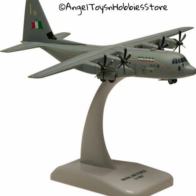Miniatur Pesawat Diecast Hogan Wings 1/200 C-130J Hercules 75000 Fh