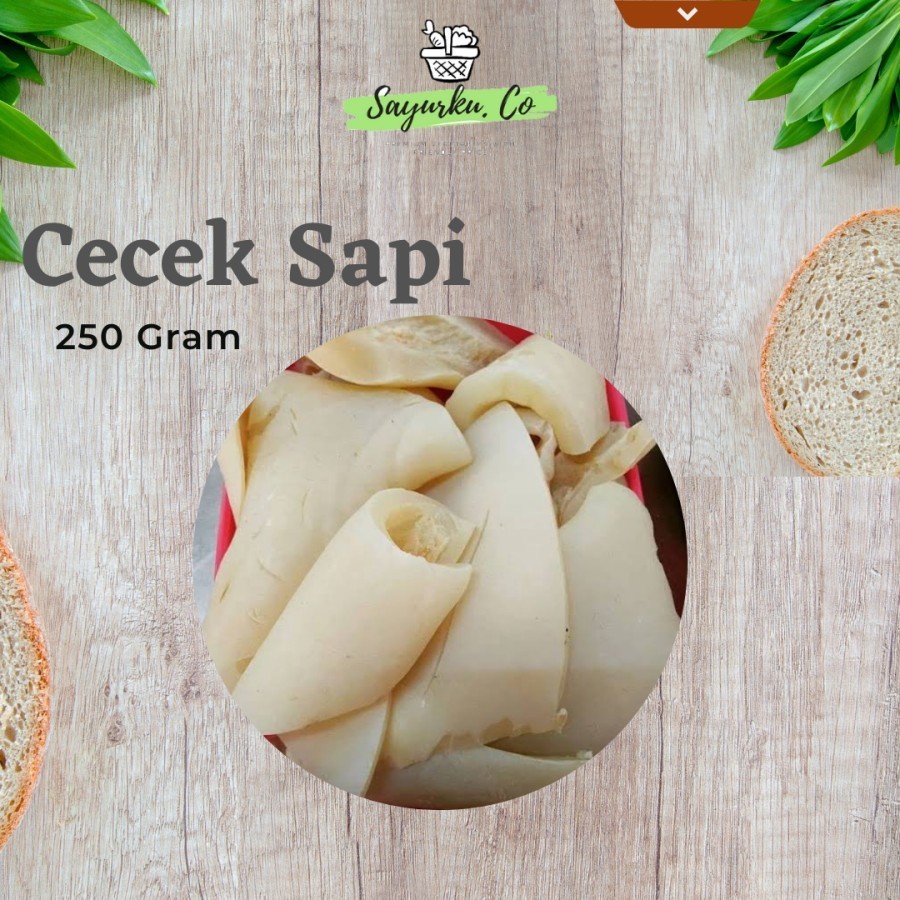 

Cecek Kulit Sapi Segar, 250Gr