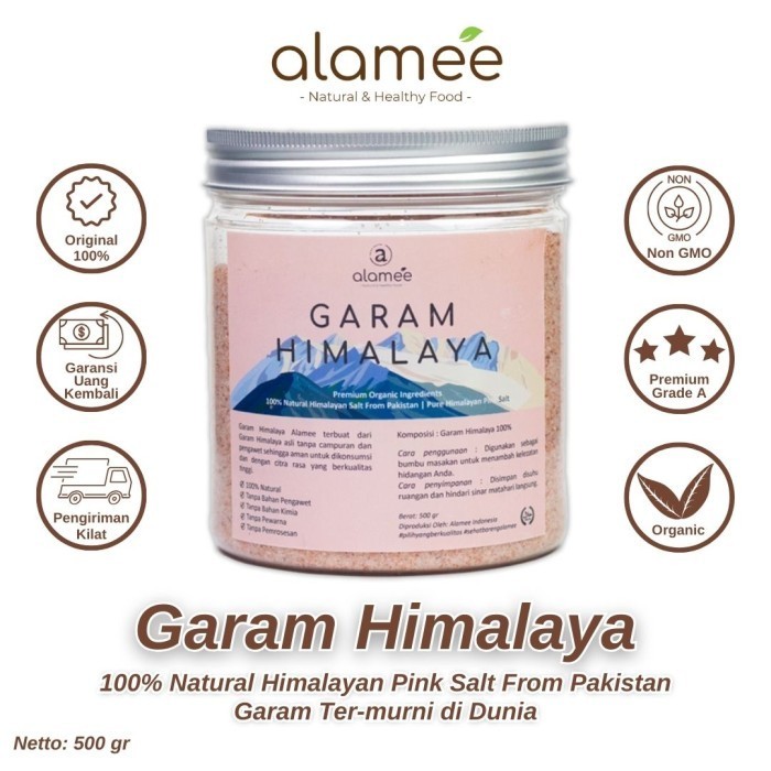 

Garam Himalaya 500 Gram Pink Himalayan Sea Pakistan Organic
