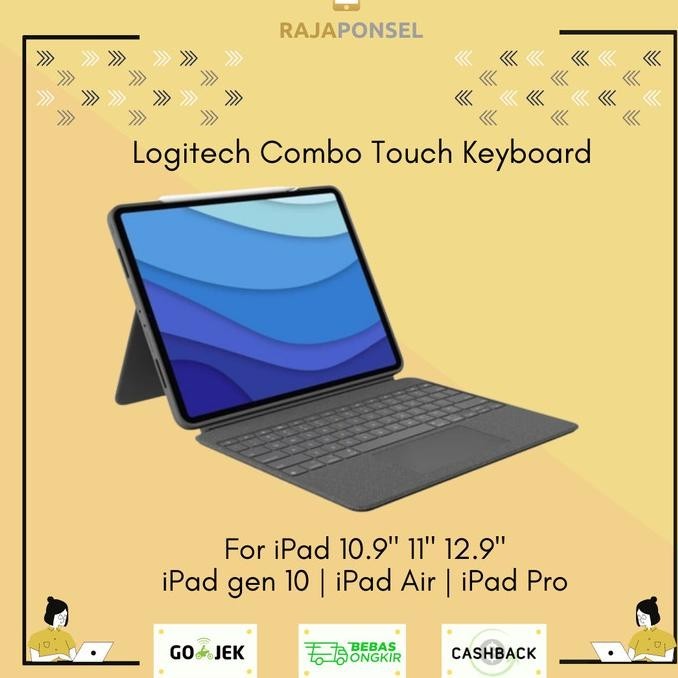 Logitech Combo Touch Keyboard Ipad 10 Ipad Air Ipad Pro | 10.9 11 12.9