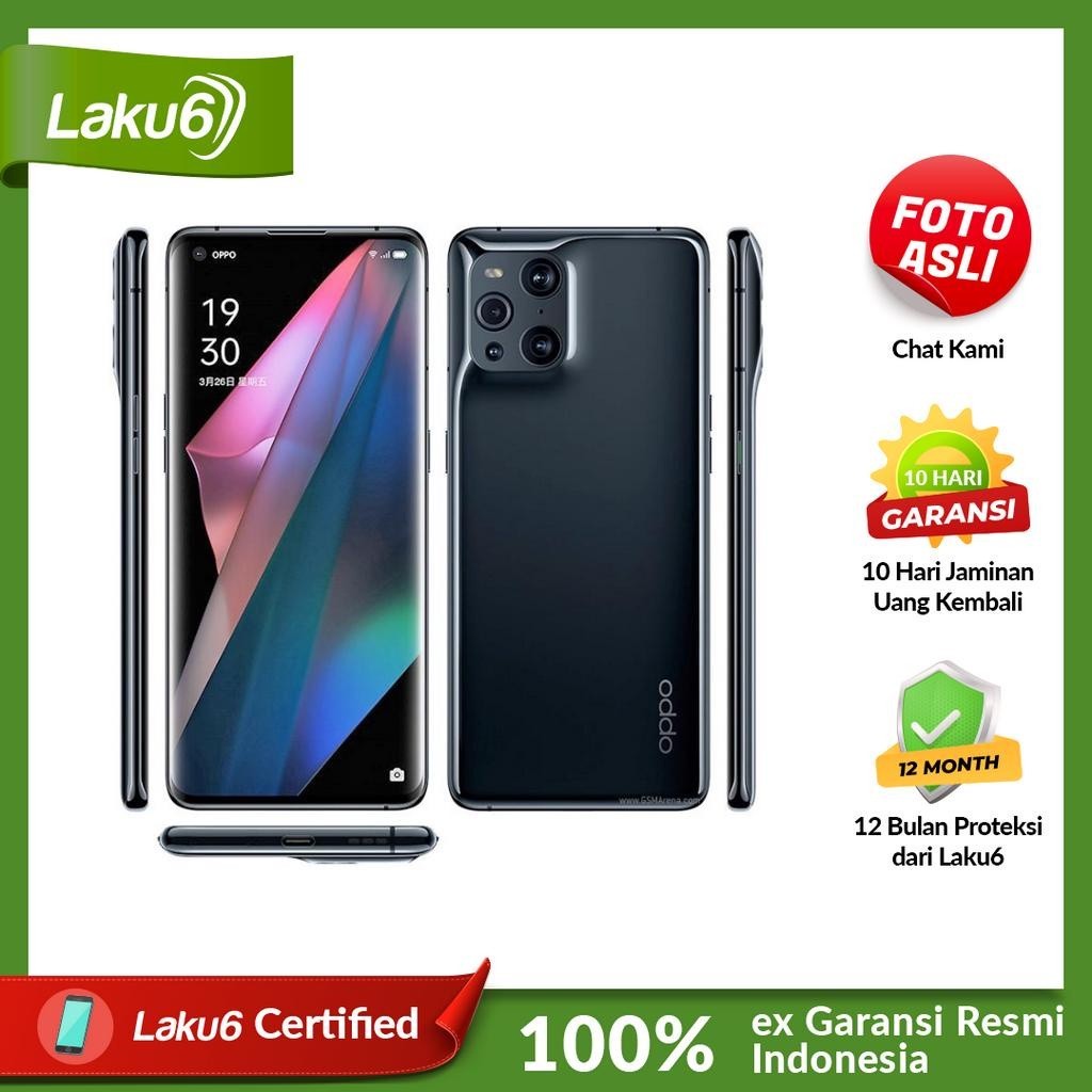 Oppo Find X3 Pro 12GB/256GB Bekas Resmi Indo