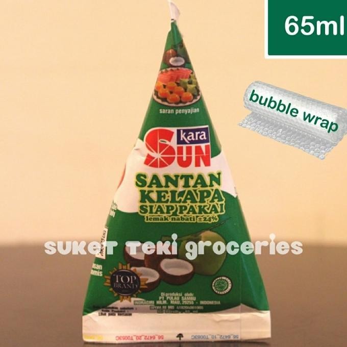 

BIG SALE SANTAN SUN KARA 65ML PER DUS ISI 36BUAH KERUCUT READY GOSEND !!!!!