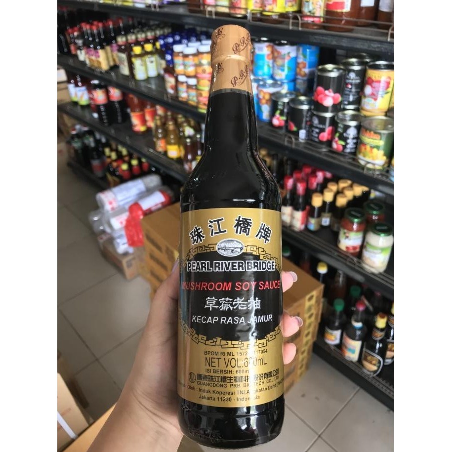 

READY STOCK PEARL RIVER BRIDGE MUSHROON SOY SAUCE / KECAP RASA JAMUR PRB 600ML !!!!!