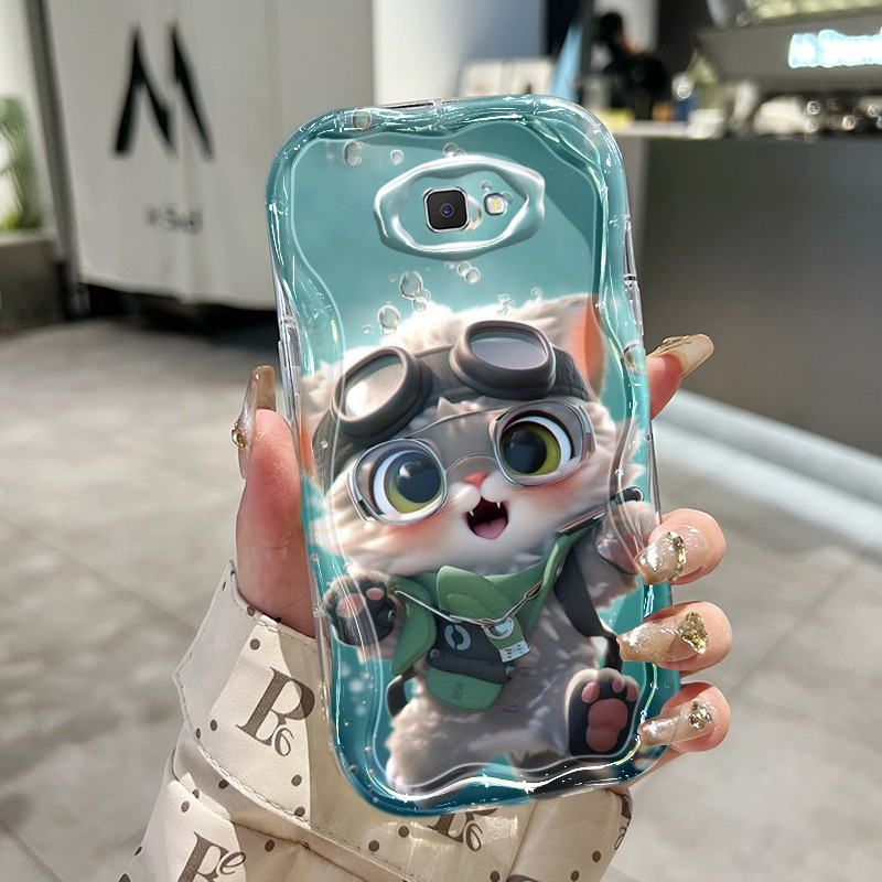 Casing Hp Untuk Samsung Galaxy J7 Prime J2 Prime J7 Prime 2 Case Cesing HP pola kartun kucing Kasing