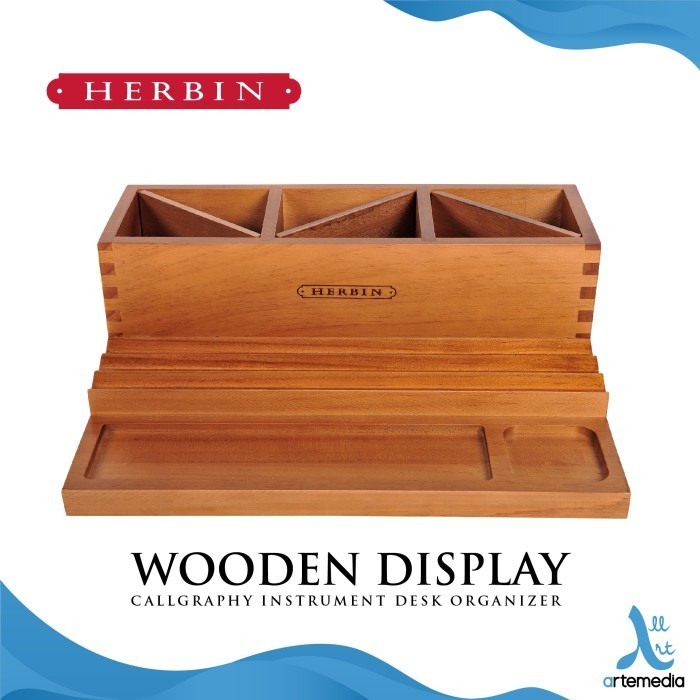 

TEMPAT PENSIL HERBIN WOODEN DISPLAY FOR CALLIGRAPHY WRITING INSTRUMENT