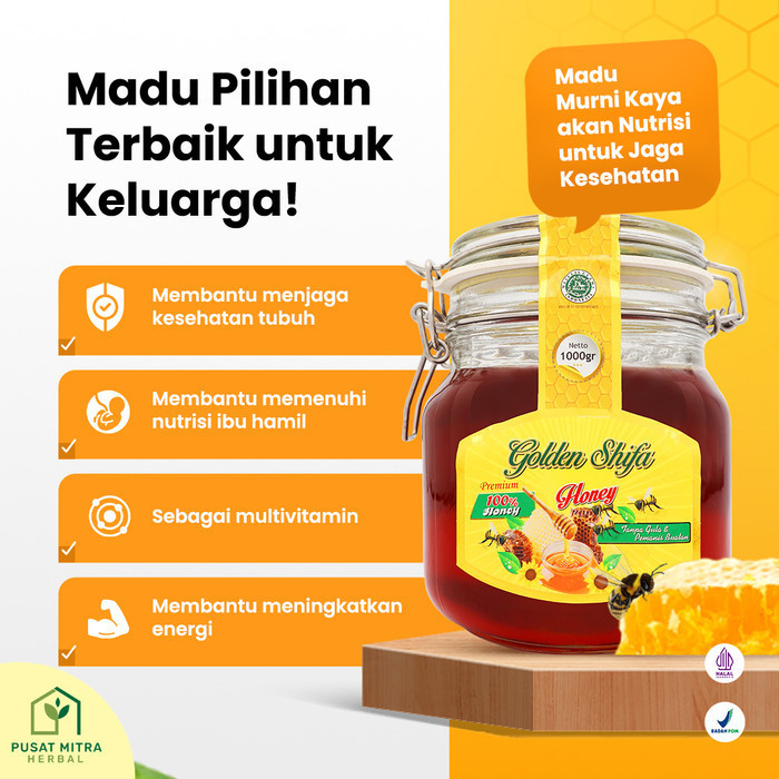 

Ready Madu Golden Shifa Honey 1kg