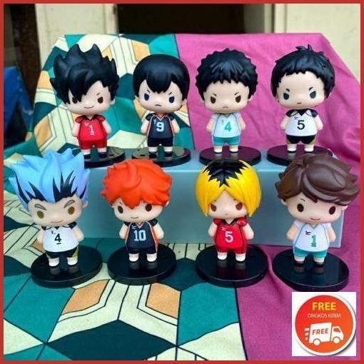 Original Action Figure Haikyuu Kenma Kuro Bokuto Kageyama Qc Pass