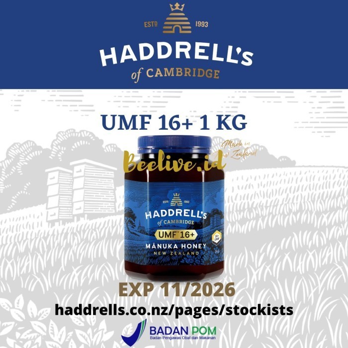 

Ready Madu Haddrells Manuka Honey UMF 16+ MGO 573+ 1 Kg