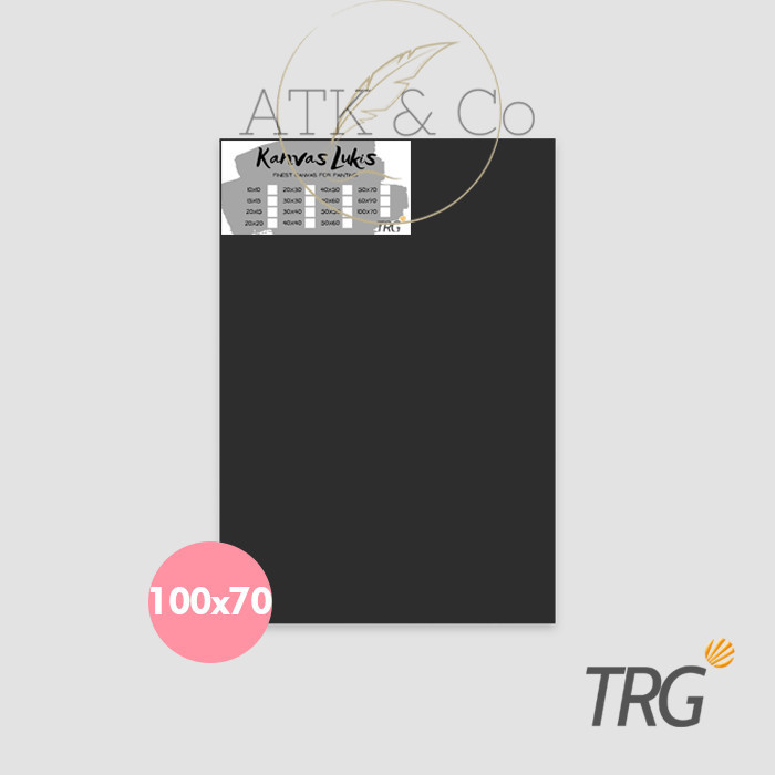 

KANVAS LUKIS HITAM 70 X 100 CM TRG - BLACK CANVAS BOARD 70X100 TRG