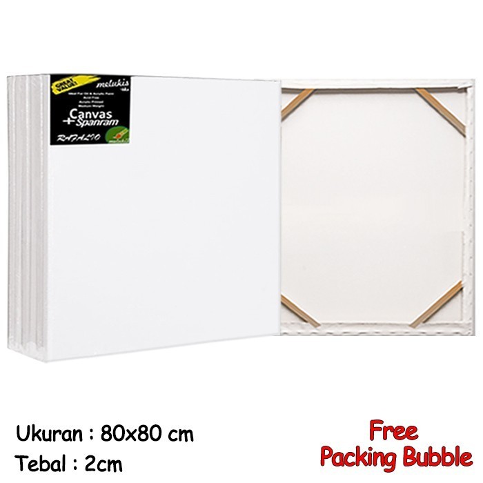 

KANVAS LUKIS SPANRAM 80X80 CM