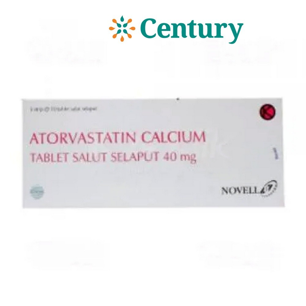 ATORVASTATIN 40MG 1 STRIP ISI 10 TABLET (NVL) / OBAT KOLESTEROL
