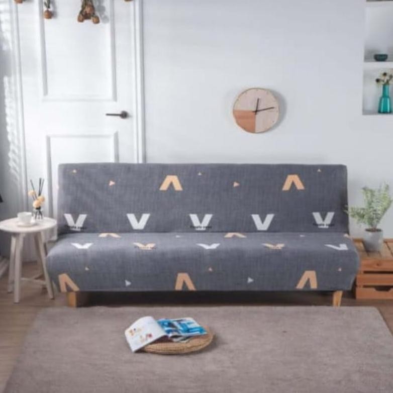 [VARIAN BARU] Sarung Sofa Lipat tidur Cover Bed Sofa Strecth Elastis Selimut Kursi Lipat Sarung Bant