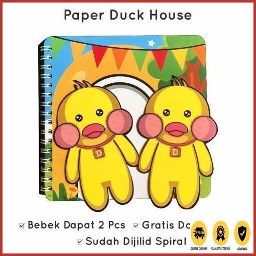 Serba Murah Paper Duck House Mainan Anak Edukatif Rumah Bebek Kertas Jaminan Original