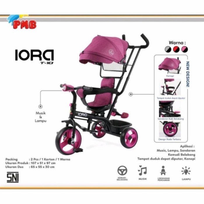 Sepeda Roda Tiga Iora T10