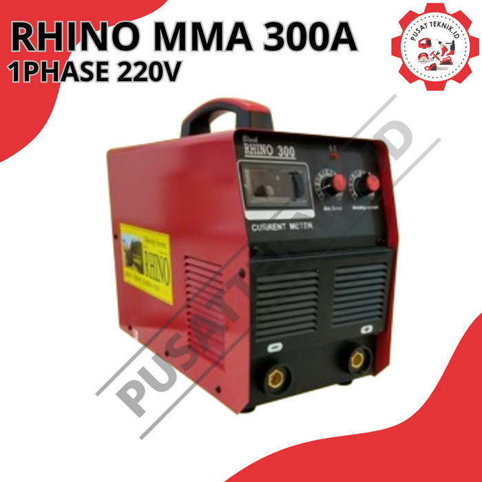 Travo Las Rhino MMA 300A 1 phase / MESIN LAS INVERTER 300 A RHINO 1HP