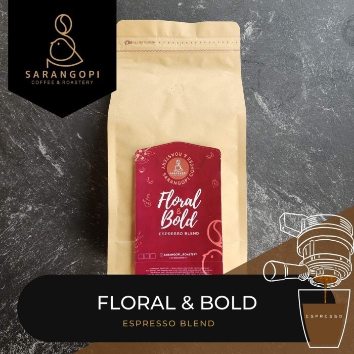 

Floral & Bold Special Blend Sarangopi Roastery - Espresso Blend 1 Kg