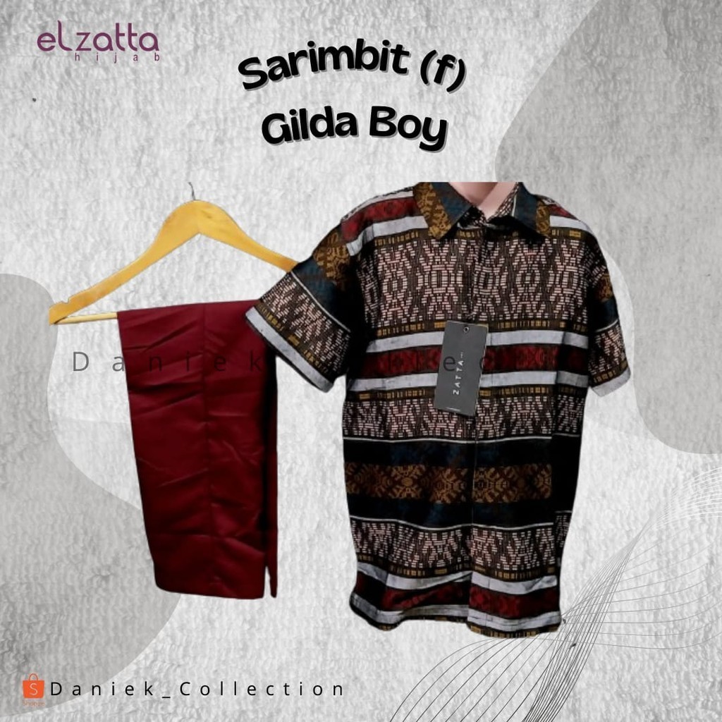 Elzatta Sarimbit Setelan Koko Anak Tangan Pendek Srmbt Gilda
