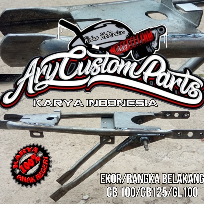 Rangka Gl100 Ekor Rangka Belakang Gl100