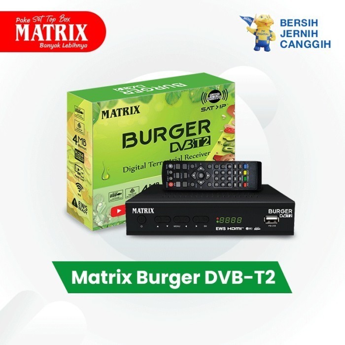$$$$] Set Top Box STB Matrix Burger DVB T2