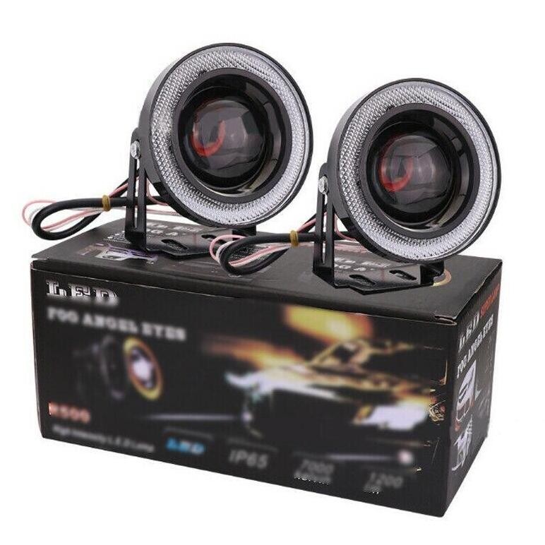 Promo Foglamp Angel Eyes Foglamp 89Mm 3.5 Inch Foglight Angel Eyes Fog Lamp Baru