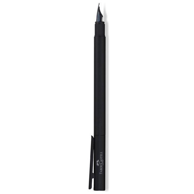 

Faber-Castell Neo Slim Fountain Pen M Black Matt, Black Chromed Import