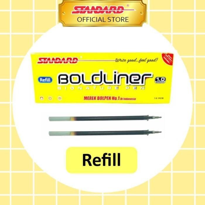 

STANDARD REFILL BOLDLINER 1.0 ISI 12 PCS Import
