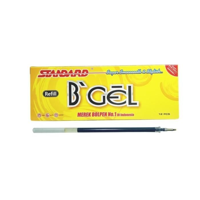 

STANDARD PEN REFILL BGEL 0.5 BLACK ISI 12 PCS Import