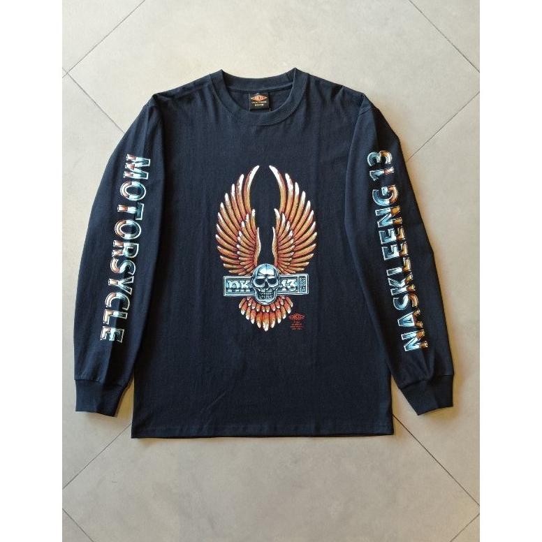 Terlaris Nk Skull Angel 02 Lengan Panjang Kaos Naskleng 13 Nk13 Premium