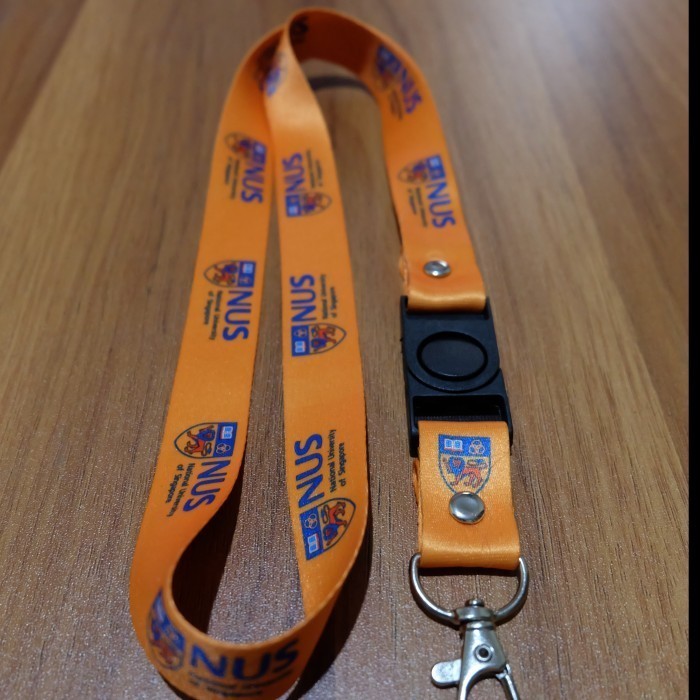 

Lanyard National University of Singapore NUS Satuan Request Custom