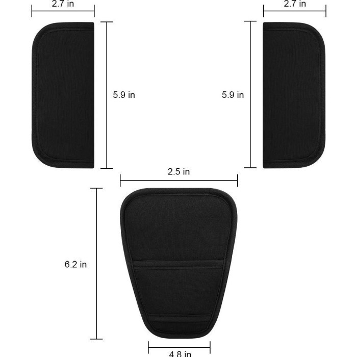 3PCS/SET COVER BELT STROLLER / PELINDUNG BAHU STROLLER BAYI / CAR SEAT