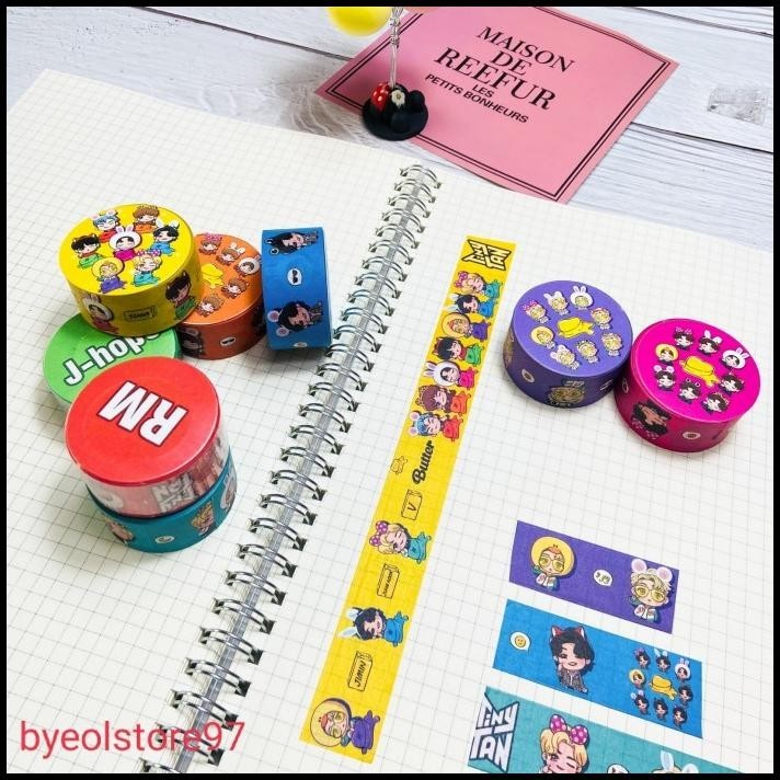 

TERMURAH BTS BUTTER WASHI TAPE !!!!!